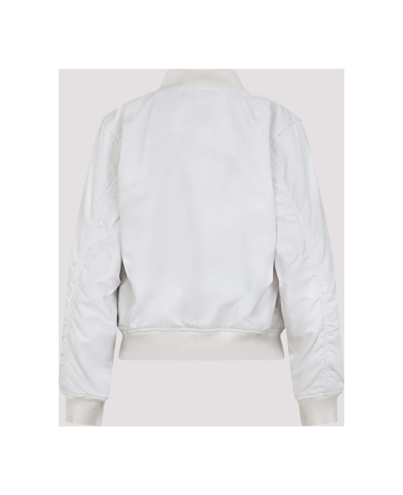 Balenciaga Shrunk Varsity Jacket - White
