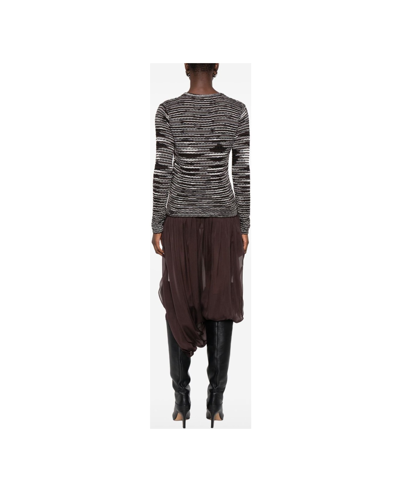 Missoni Wool Blend Cardigan - Brown