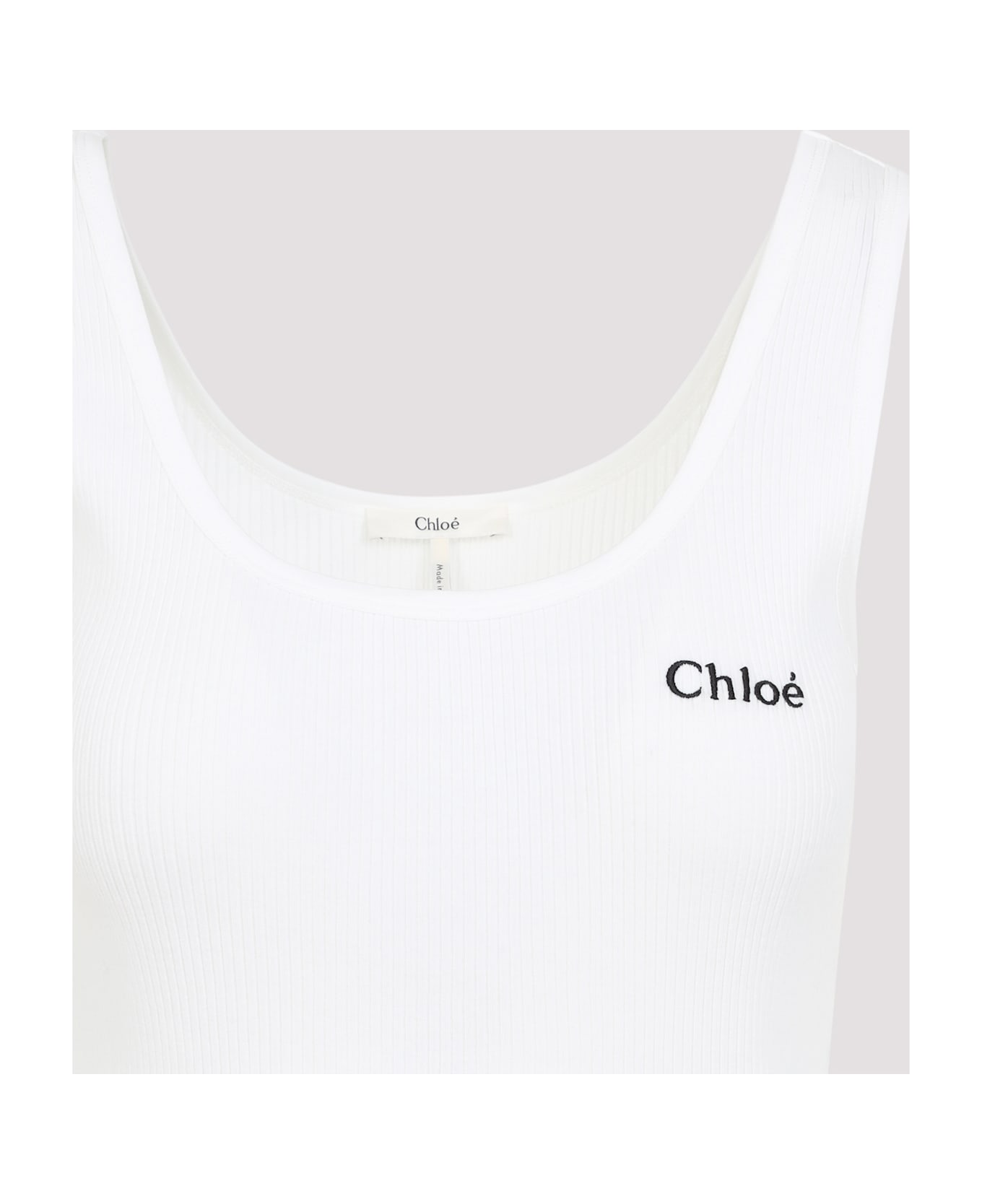 Chloé Cotton Top - White