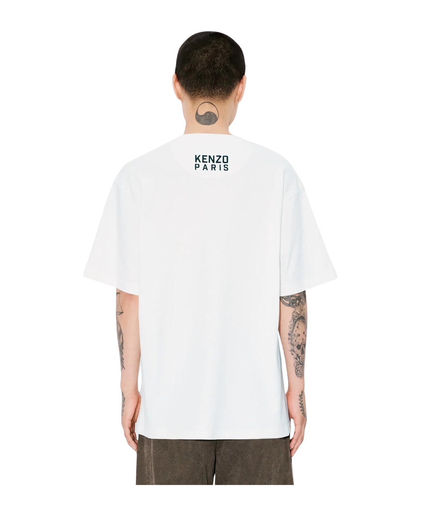 Kenzo Happy Tiger Embroid - Off White