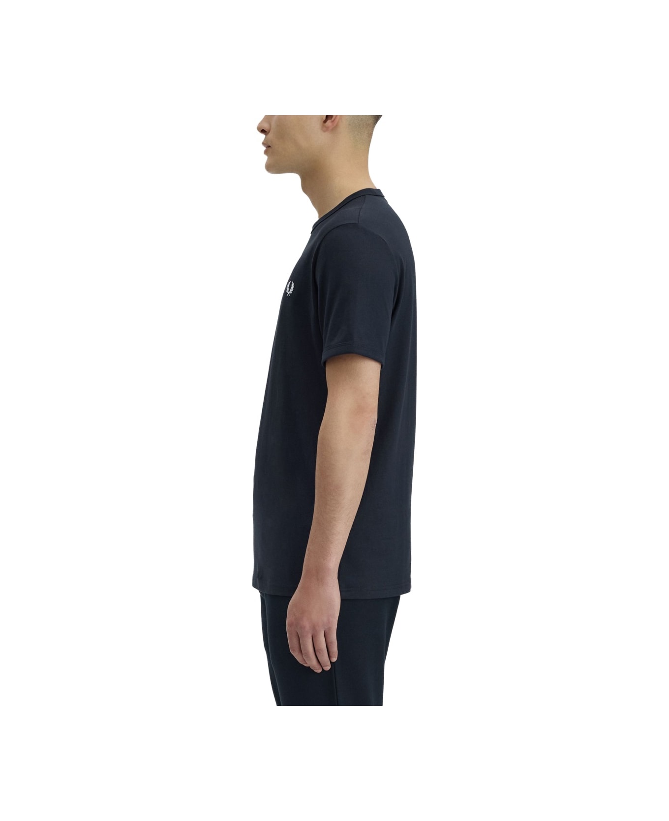 Fred Perry T-shirt With Logo - BLUE