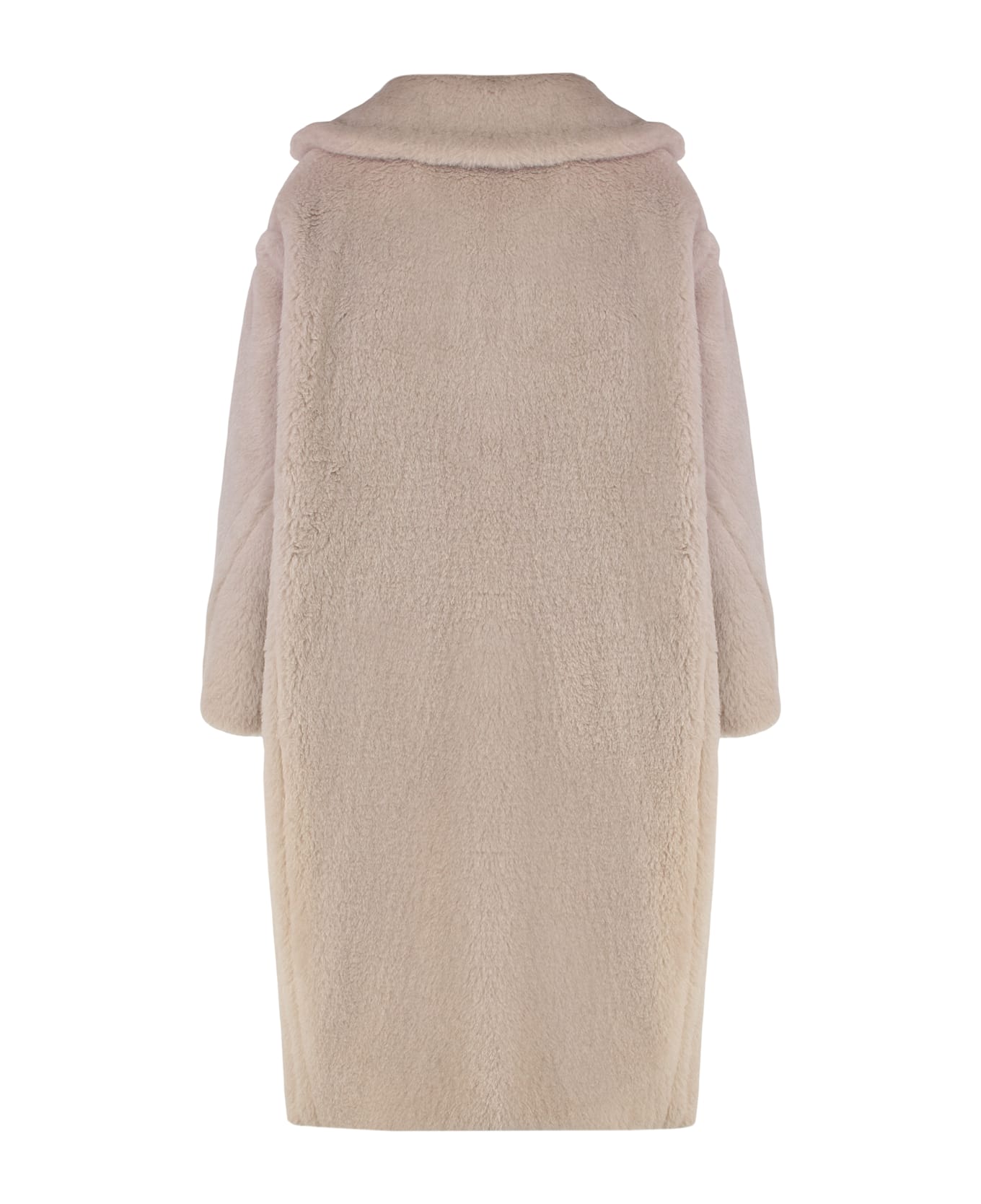 Max Mara Teddy Bear Vegan Fur Coat - Pink
