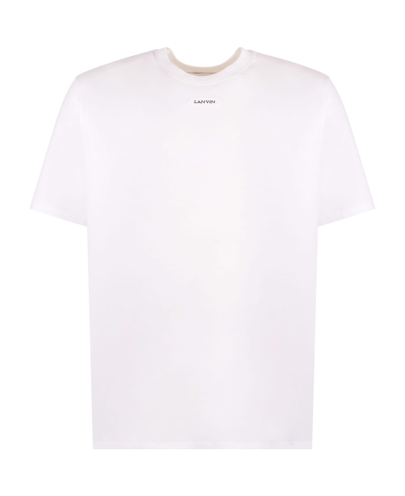 Lanvin Logo Cotton T-shirt - White
