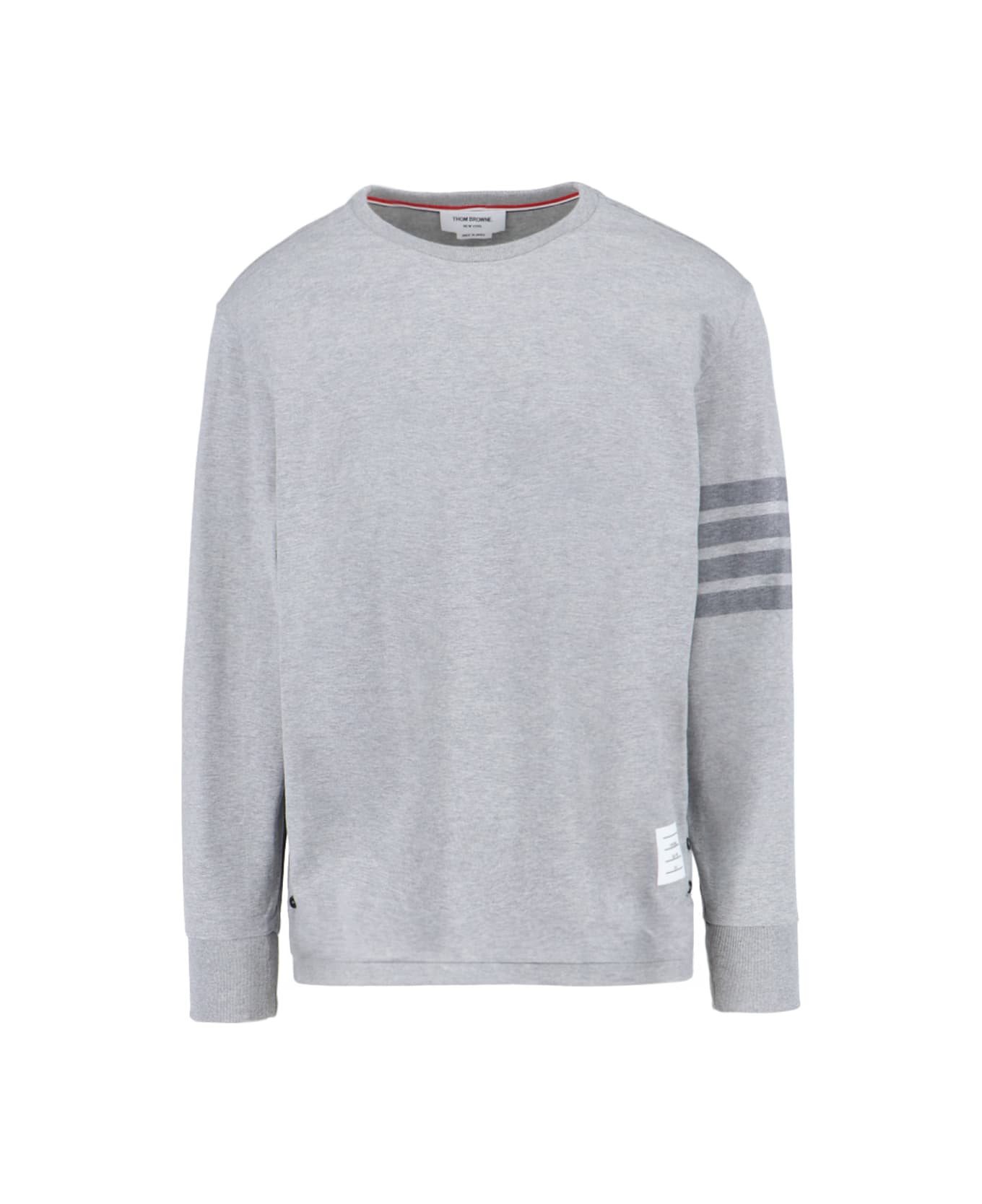 Thom Browne '4-bar' T-shirt - Gray
