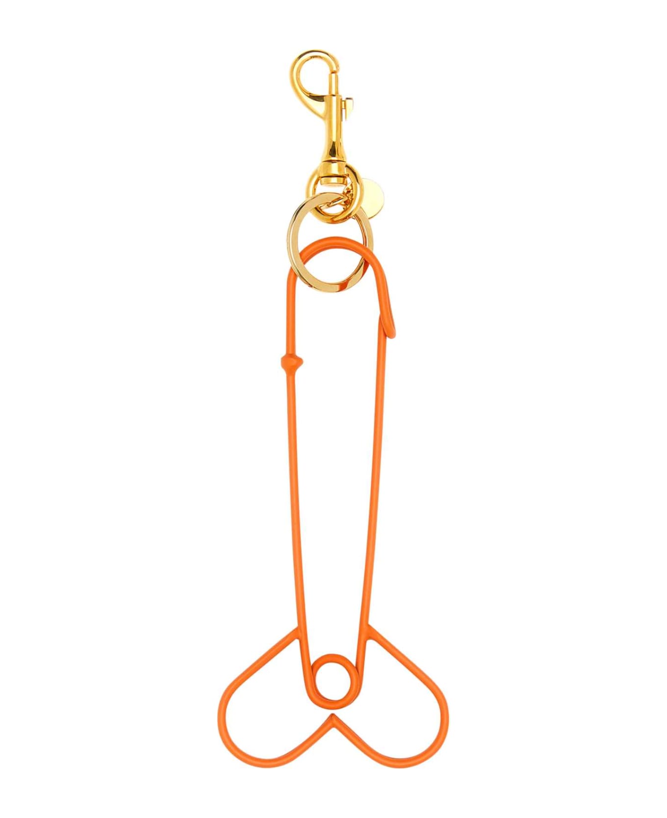 J.W. Anderson Orange Metal Key Ring - Orange