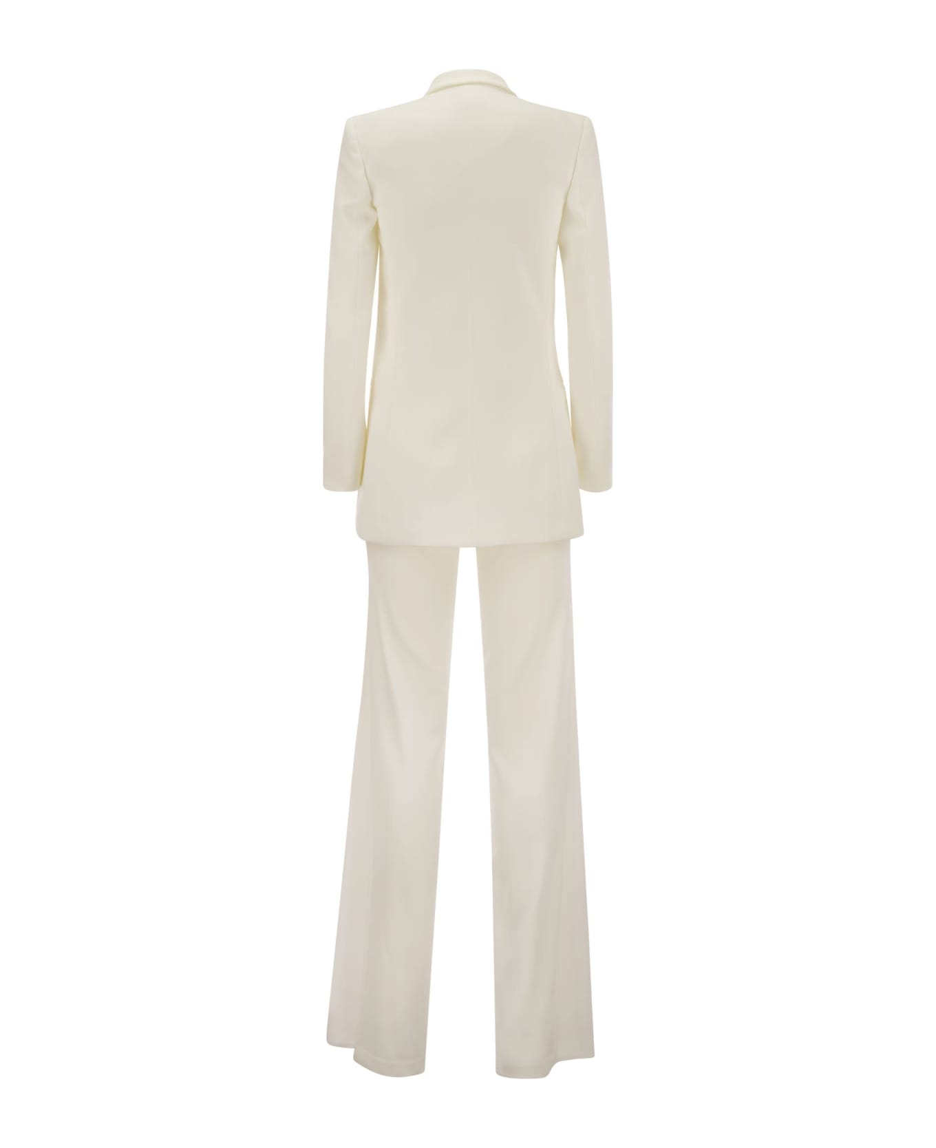 Elisabetta Franchi Elegant White Suit - White
