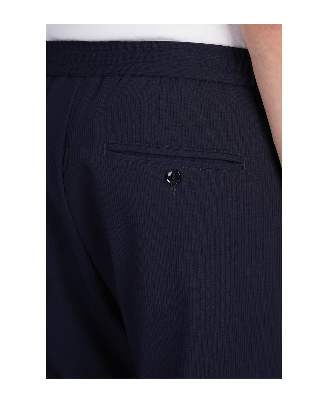 Barena Riobarbo Pants In Blue Wool - blue