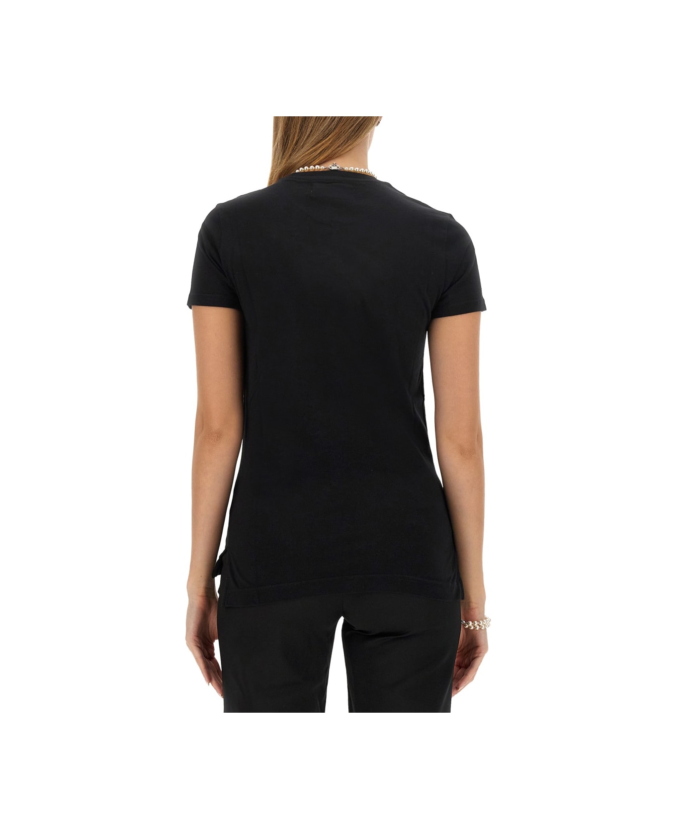 Vivienne Westwood T-shirt With Logo - BLACK