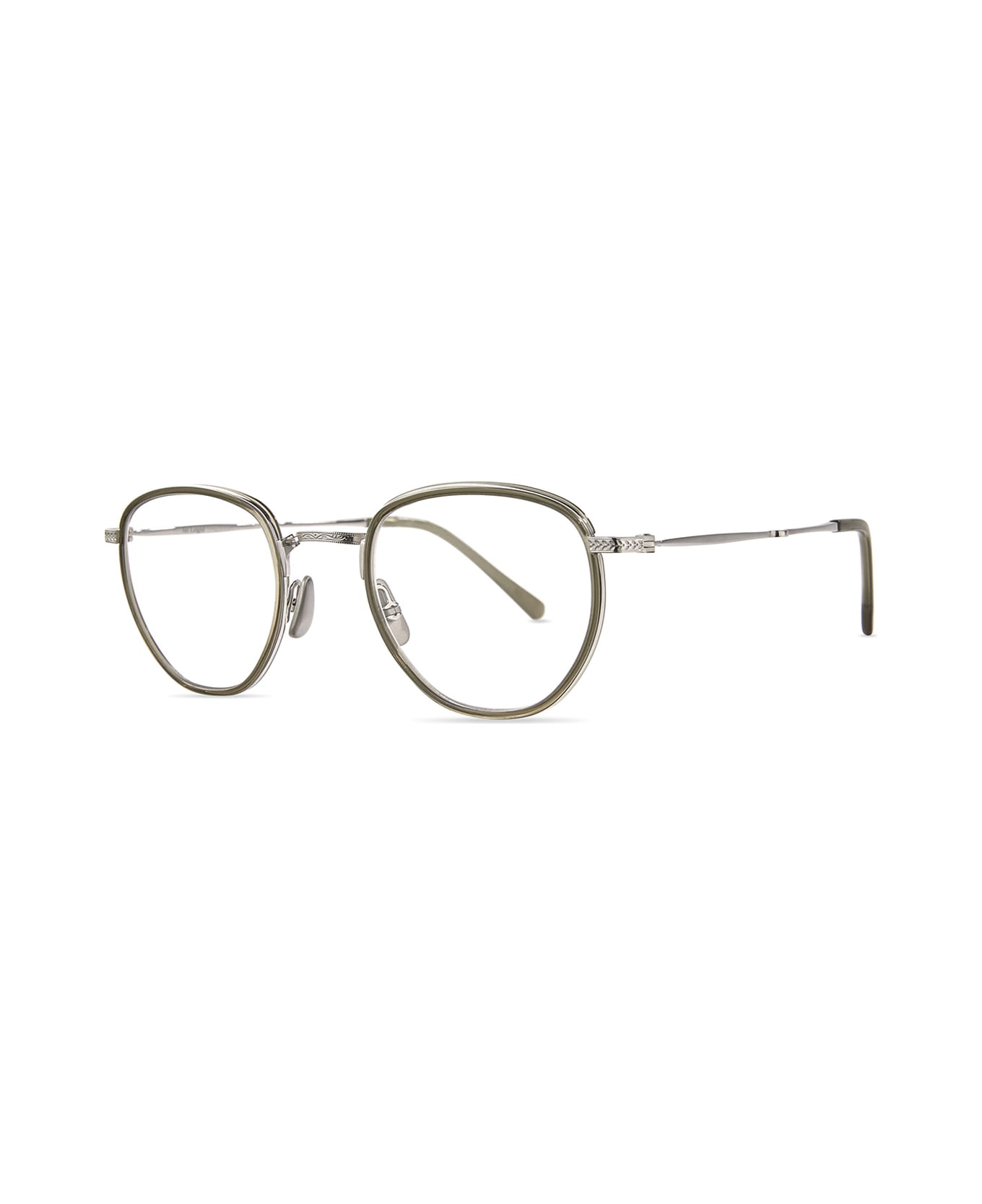 Mr. Leight Roku C Limu-platinum Glasses - Limu-Platinum アイウェア