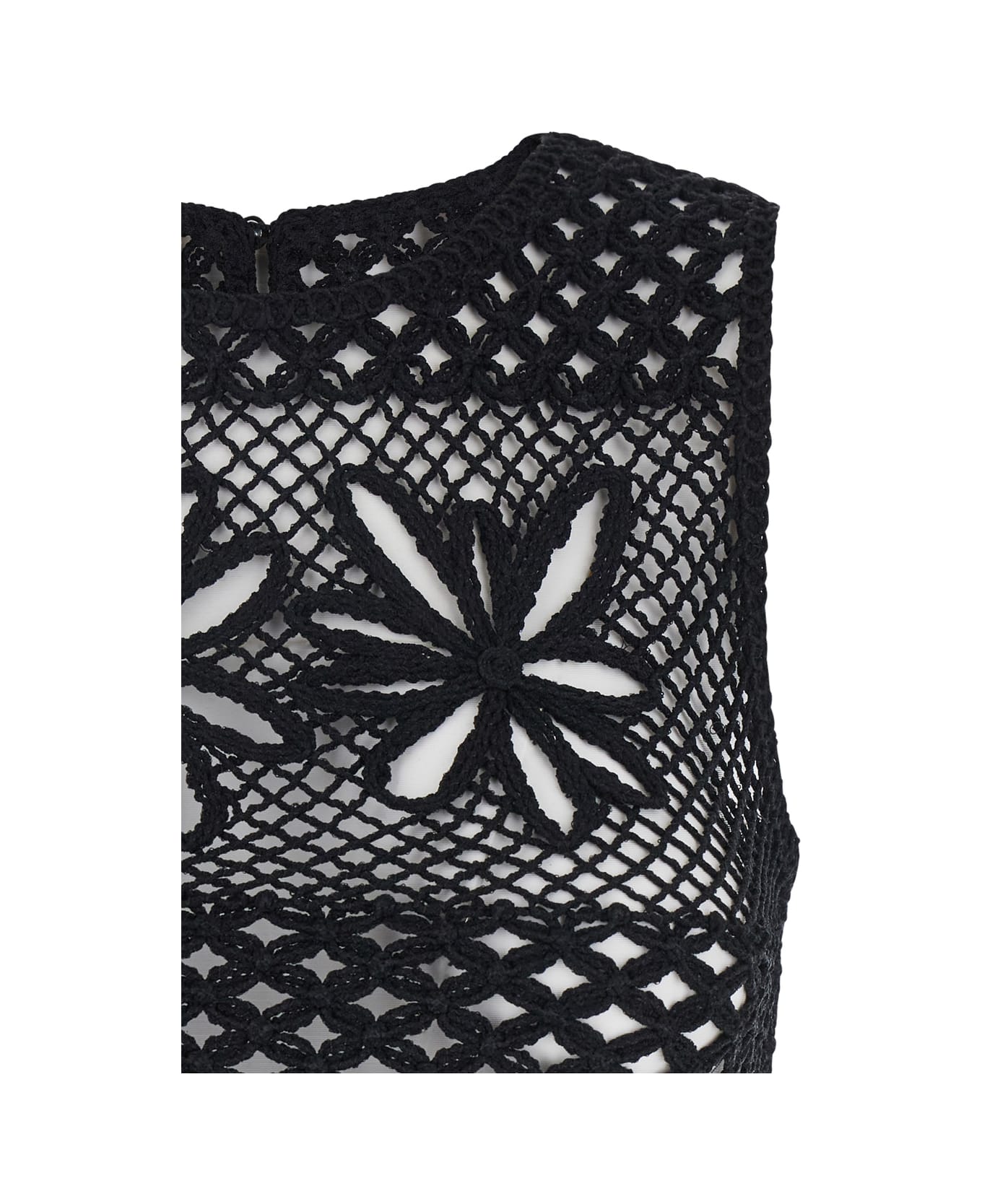 Pinko Gonzano Top Fantasy Net - Black