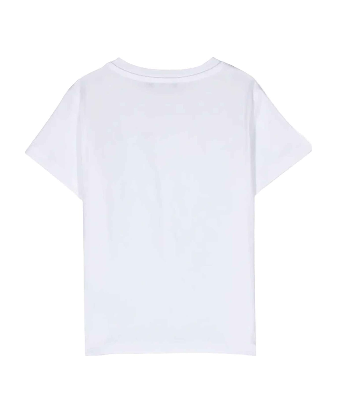 Balmain White T-shirt Girl - Bianco