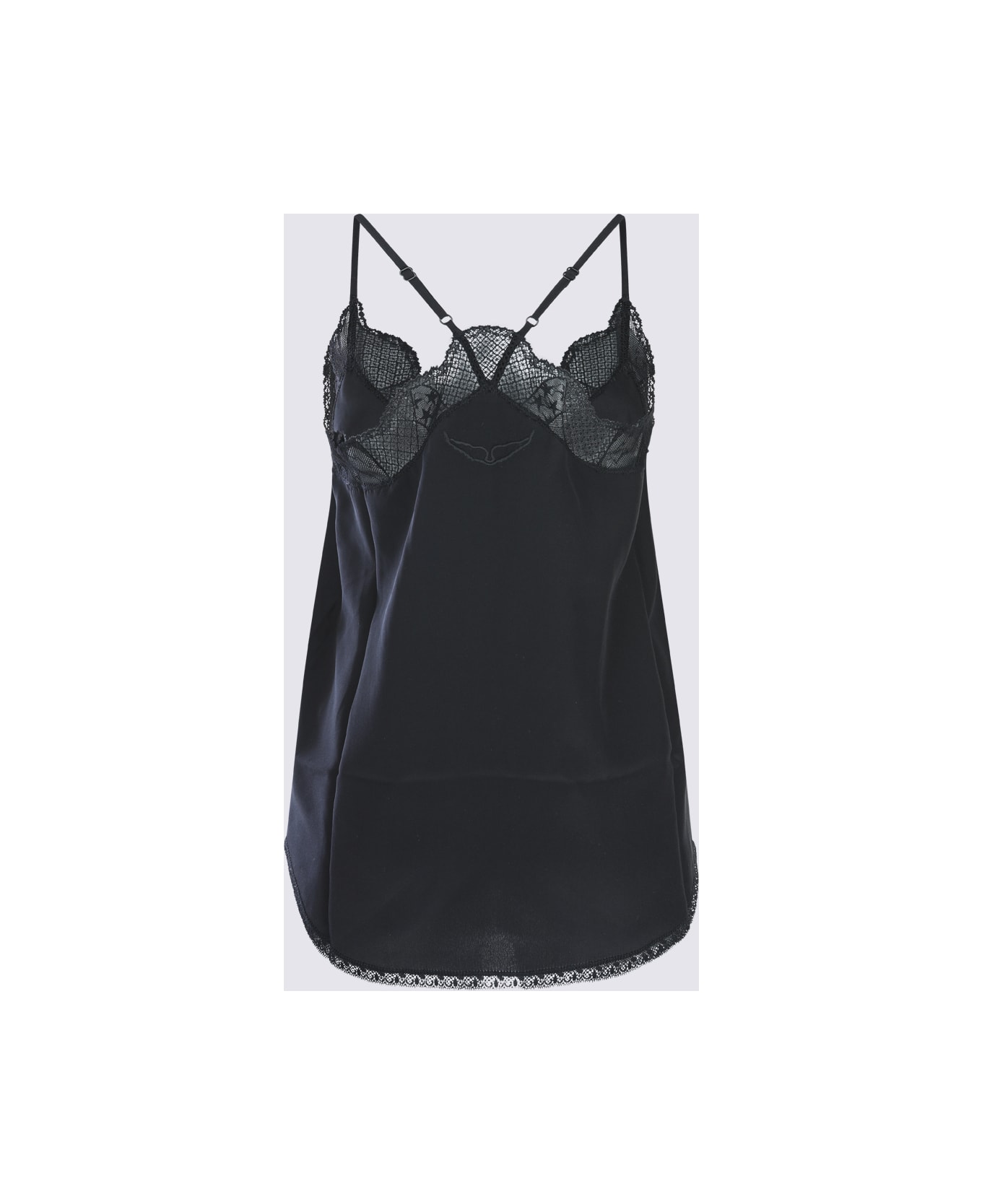 Zadig 
Voltaire Black Silk Top - Black