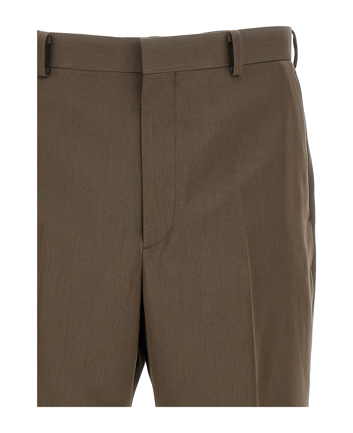 Auralee Gabardine Trousers - Brown