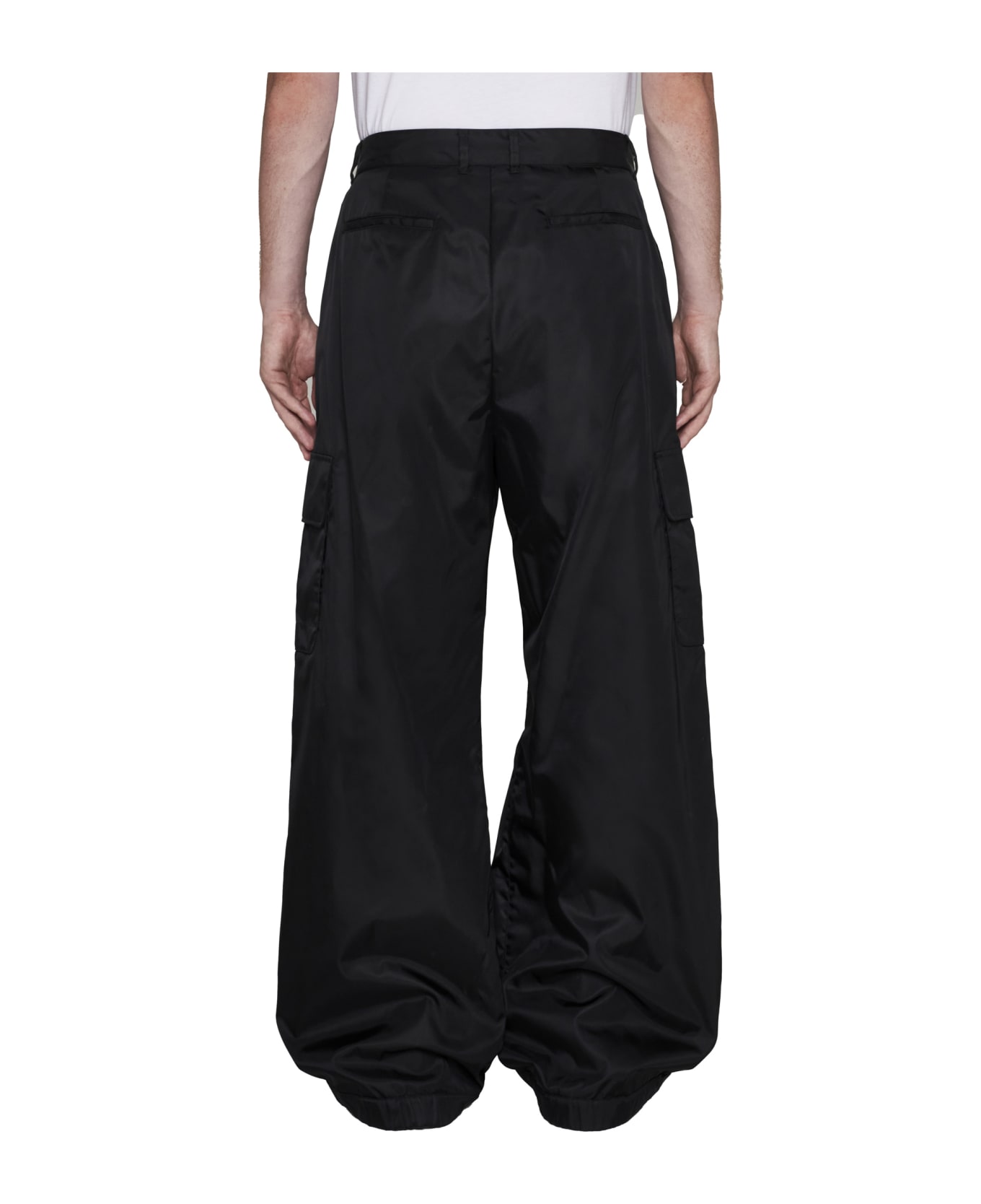 Off-White Nylon Cargo Pants - Black