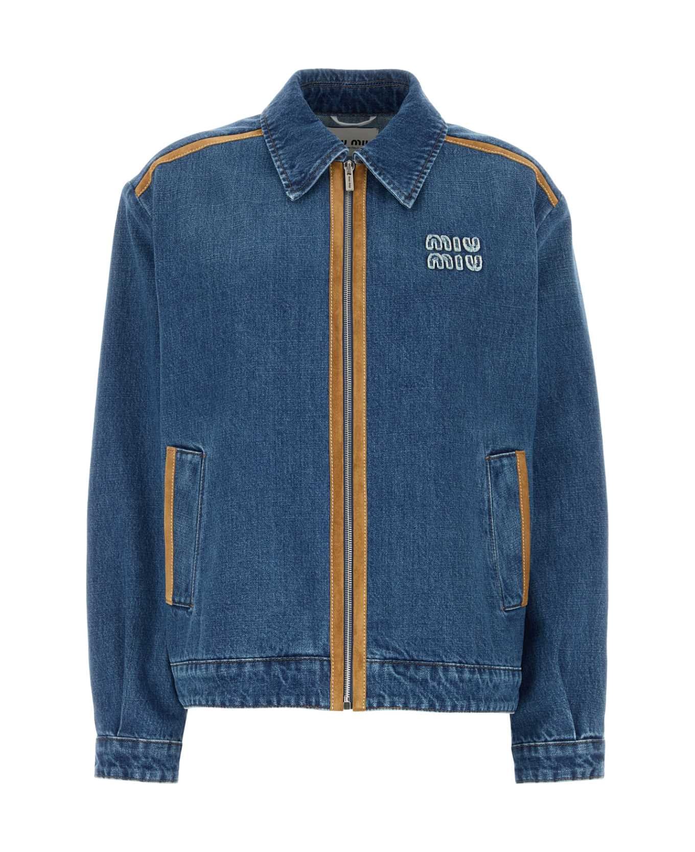 Miu Miu Denim Jacket - AZZURRO