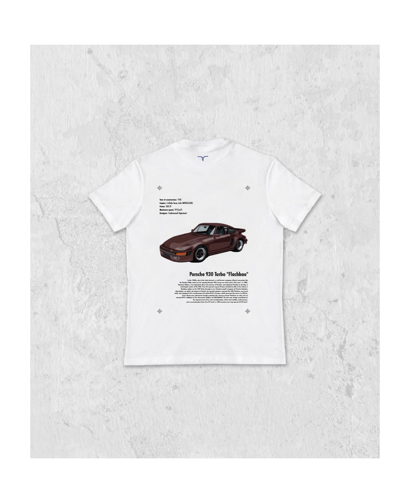Larusmiani The Automotive Gallery - 03. Porsche 930 Flachbau T-Shirt - White