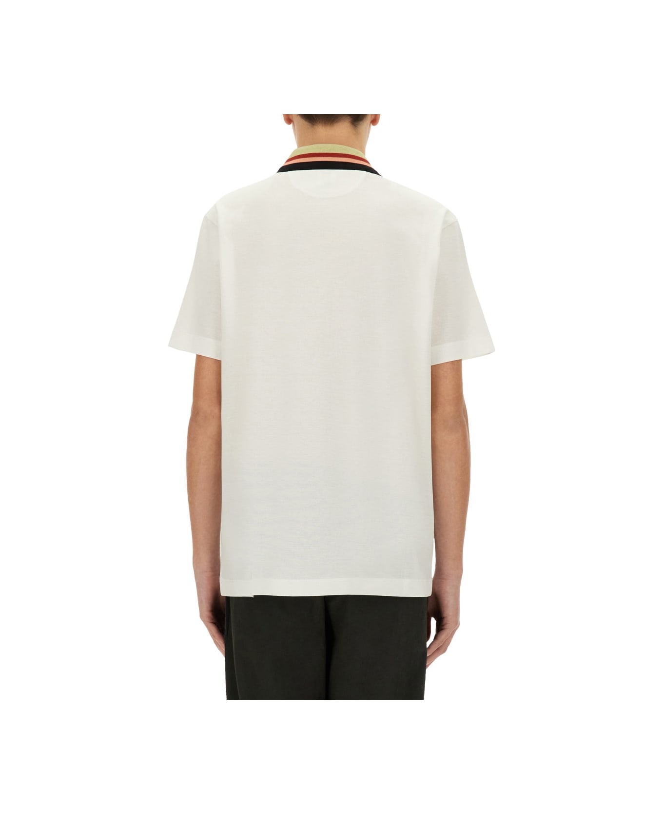 Paul Smith Cotton Polo - WHITE