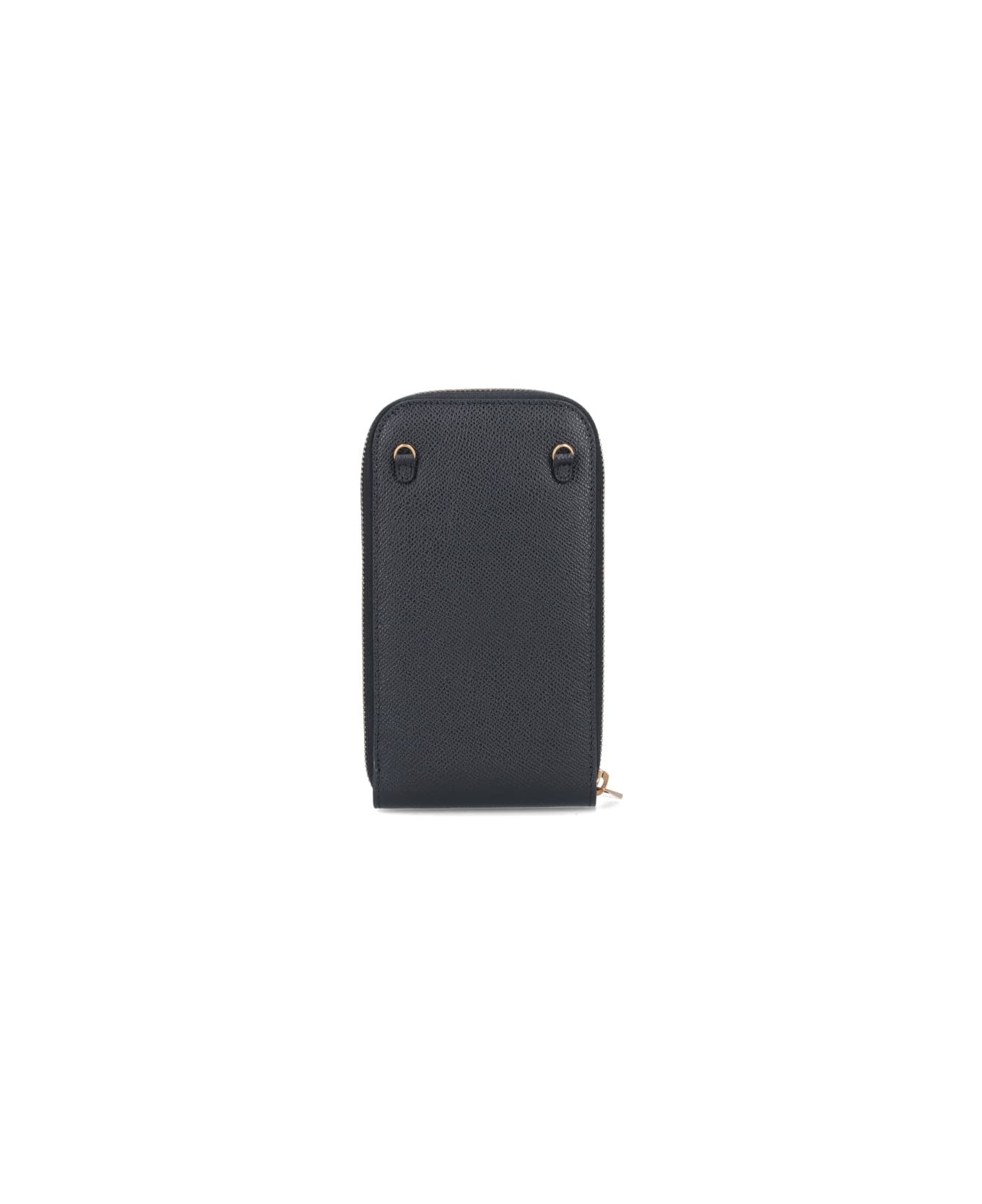 Ferragamo Gancini Leather Mobile Phone Case - black デジタルアクセサリー