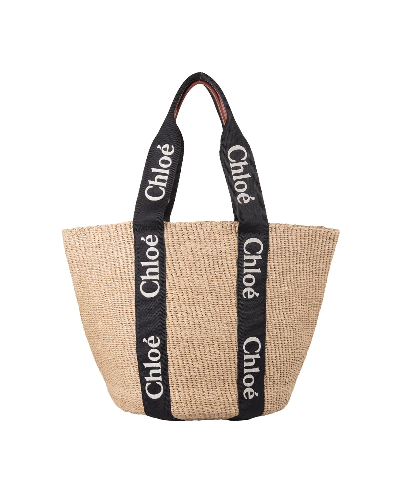 Chloé Woody Large Basket Bag - Black