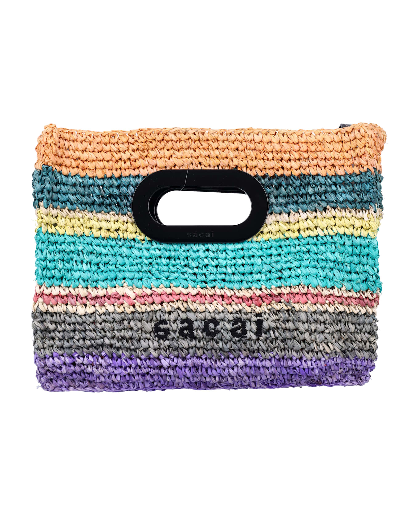 Sacai Raffia Mini Bag - MULTICOLOR