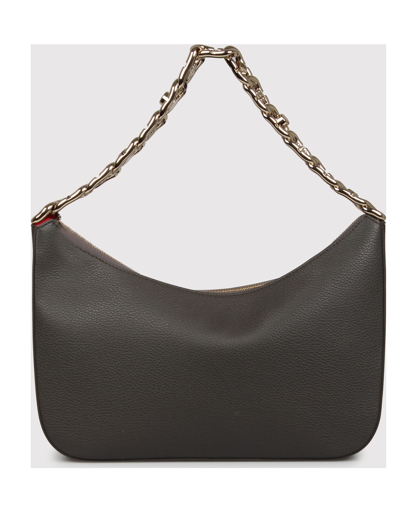 Christian Louboutin 'loubila' Shoulder Bag - Grey