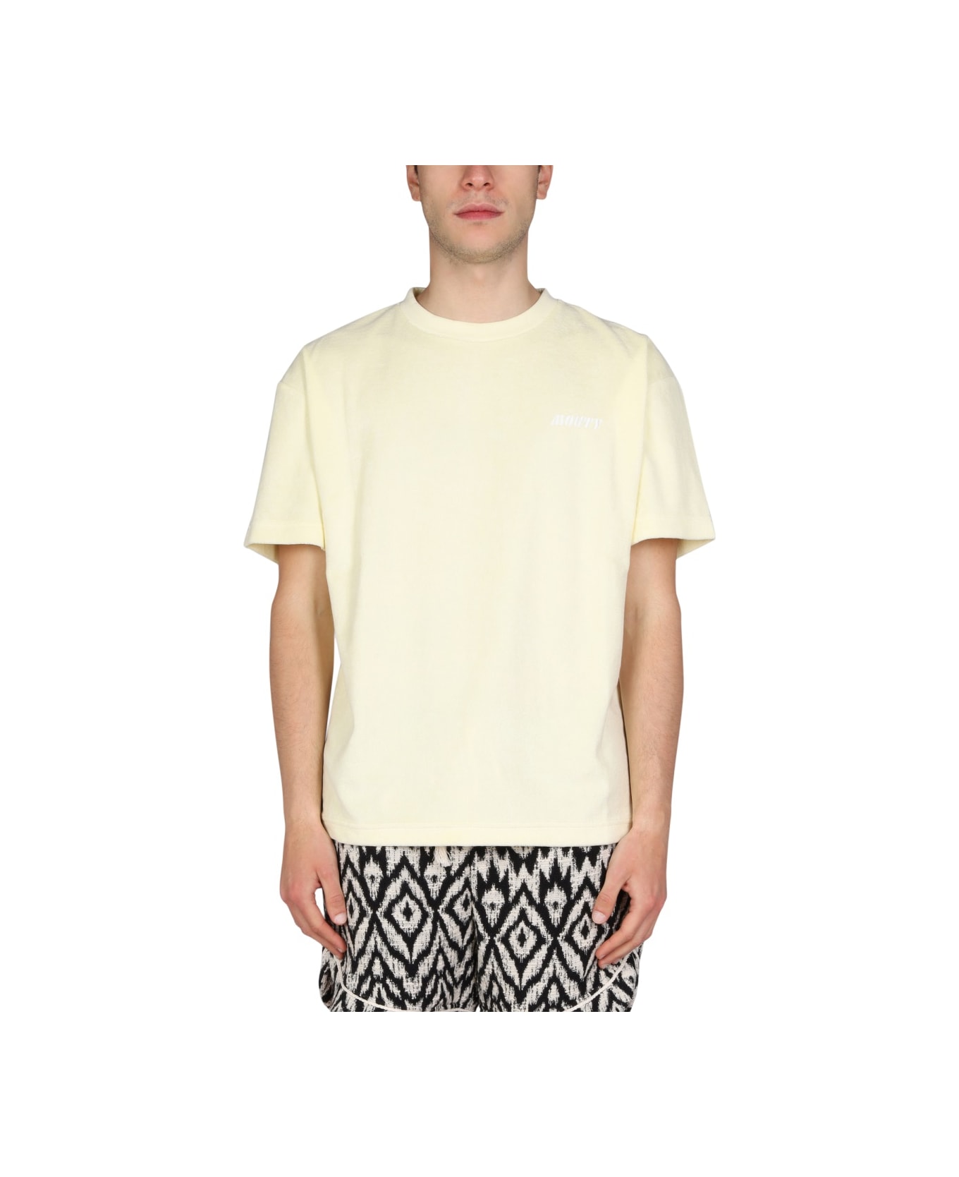 Mouty "terry" T-shirt - YELLOW