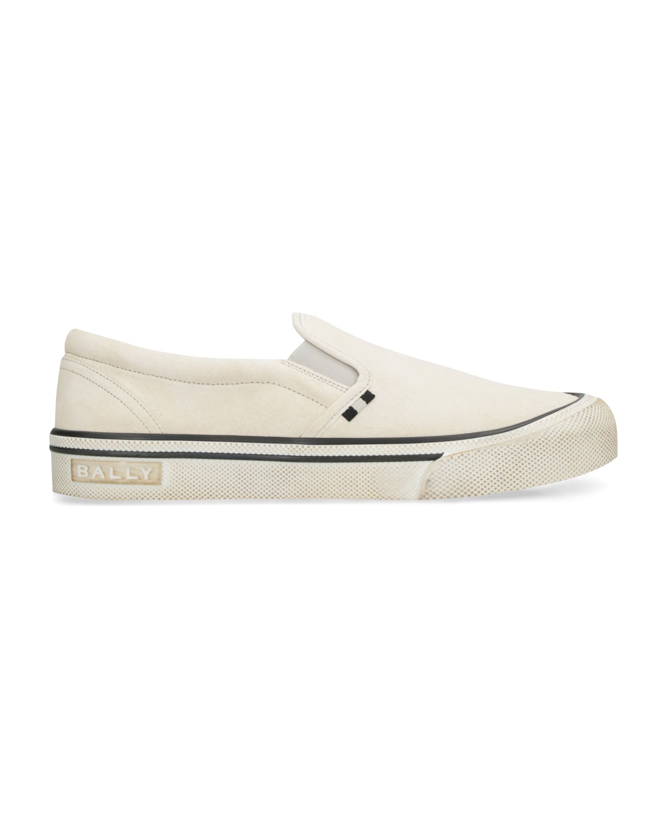 Bally Slip-on Sneakers In Suede - panna スニーカー