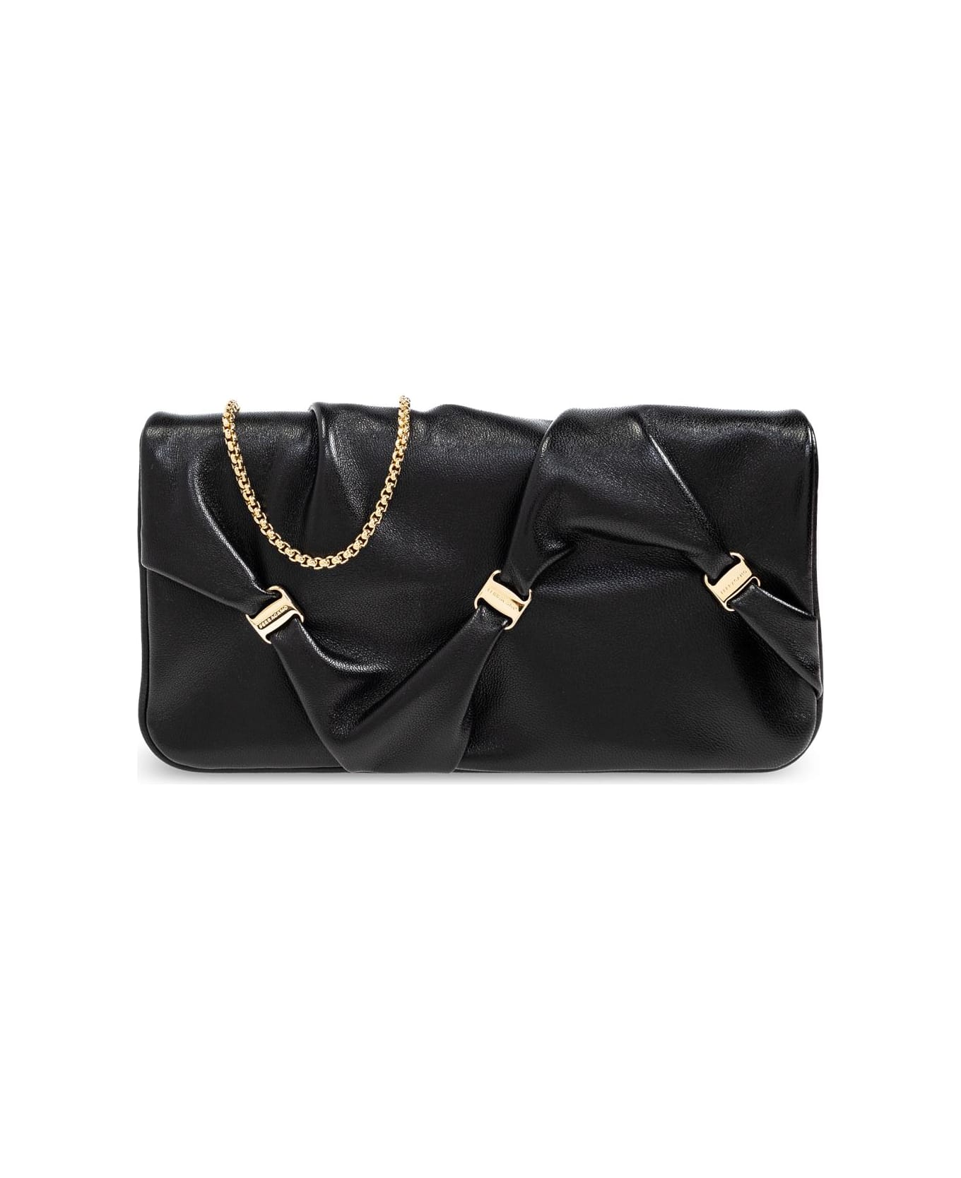 Ferragamo Wallet On A Chain - Black