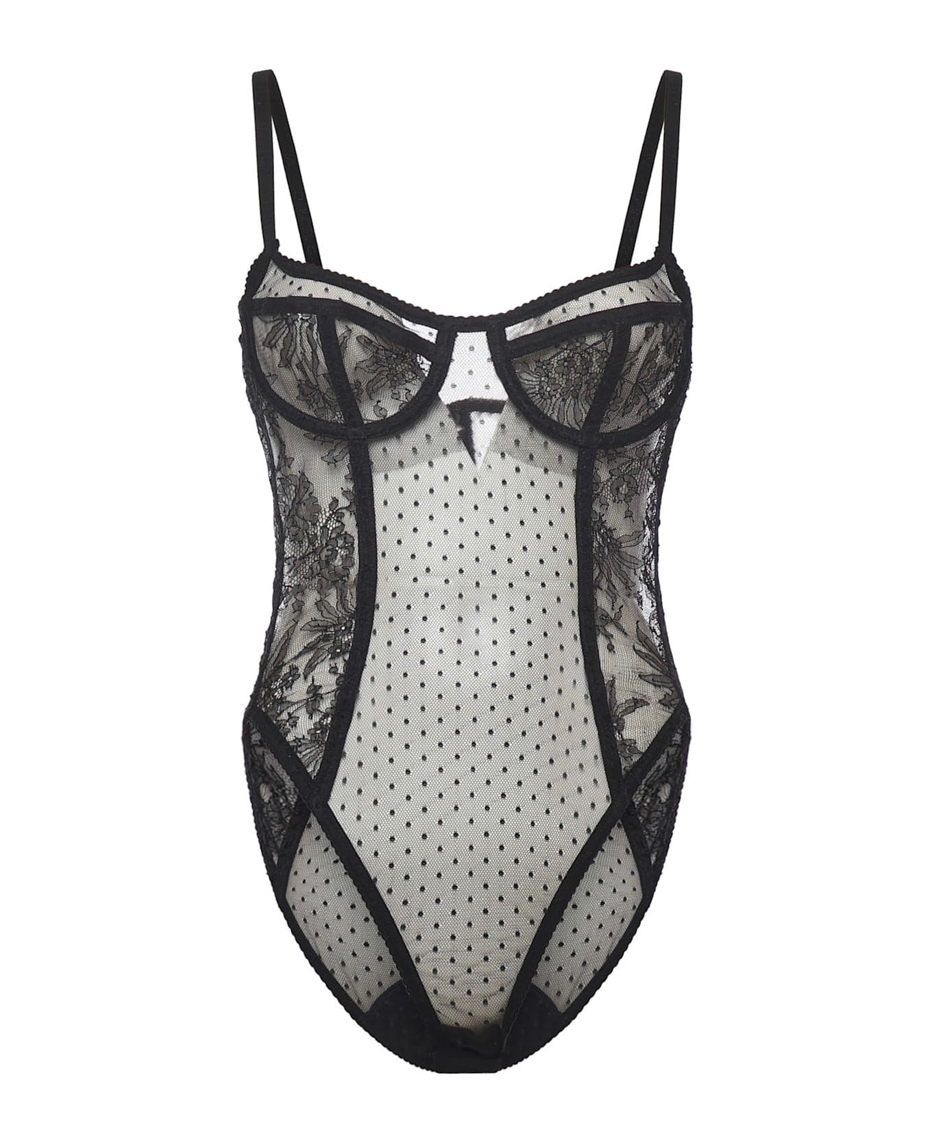 Dolce 
Gabbana Lace Bodysuit - Black