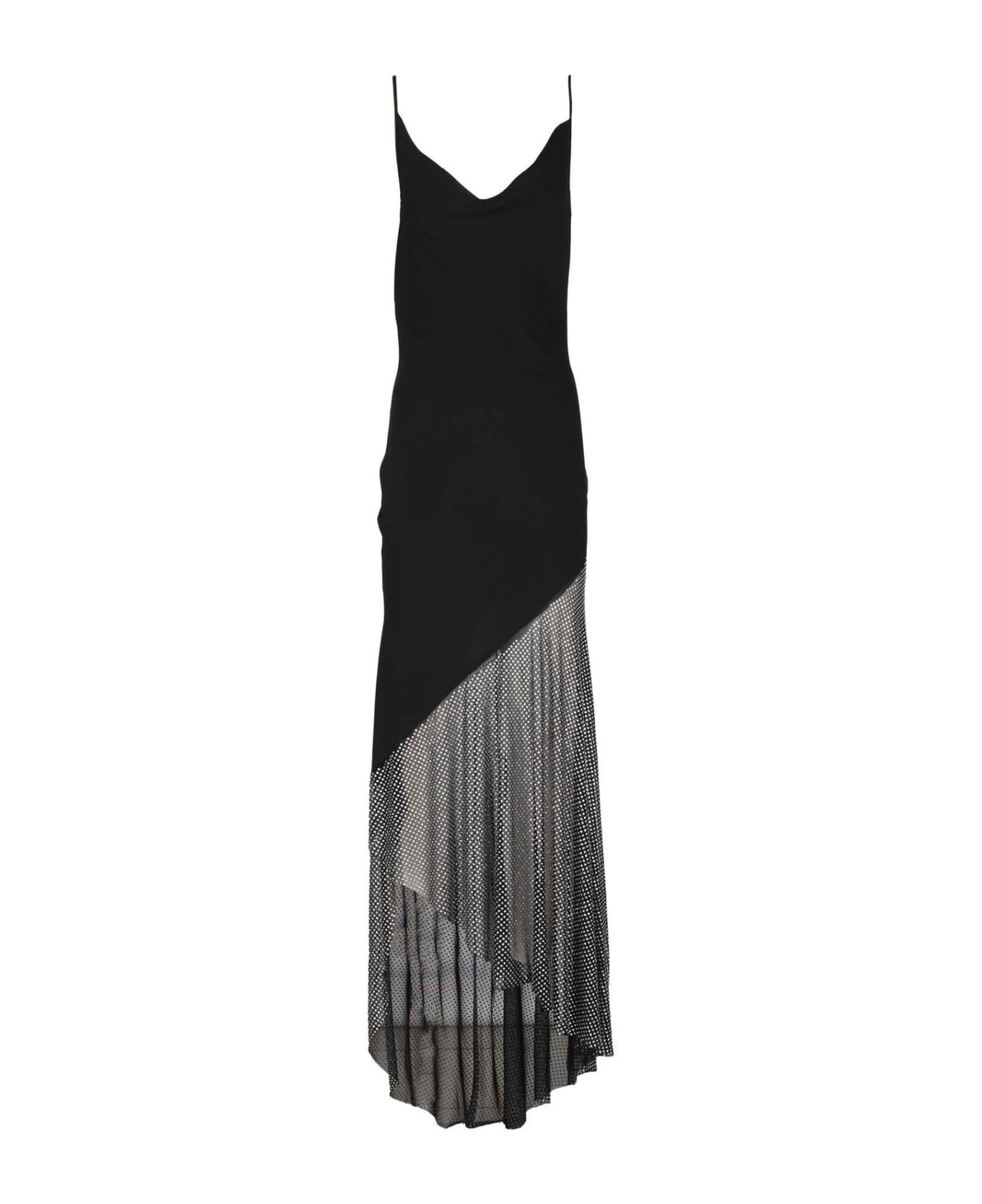 Giuseppe di Morabito Asymmetric Maxi Dress - BLACK