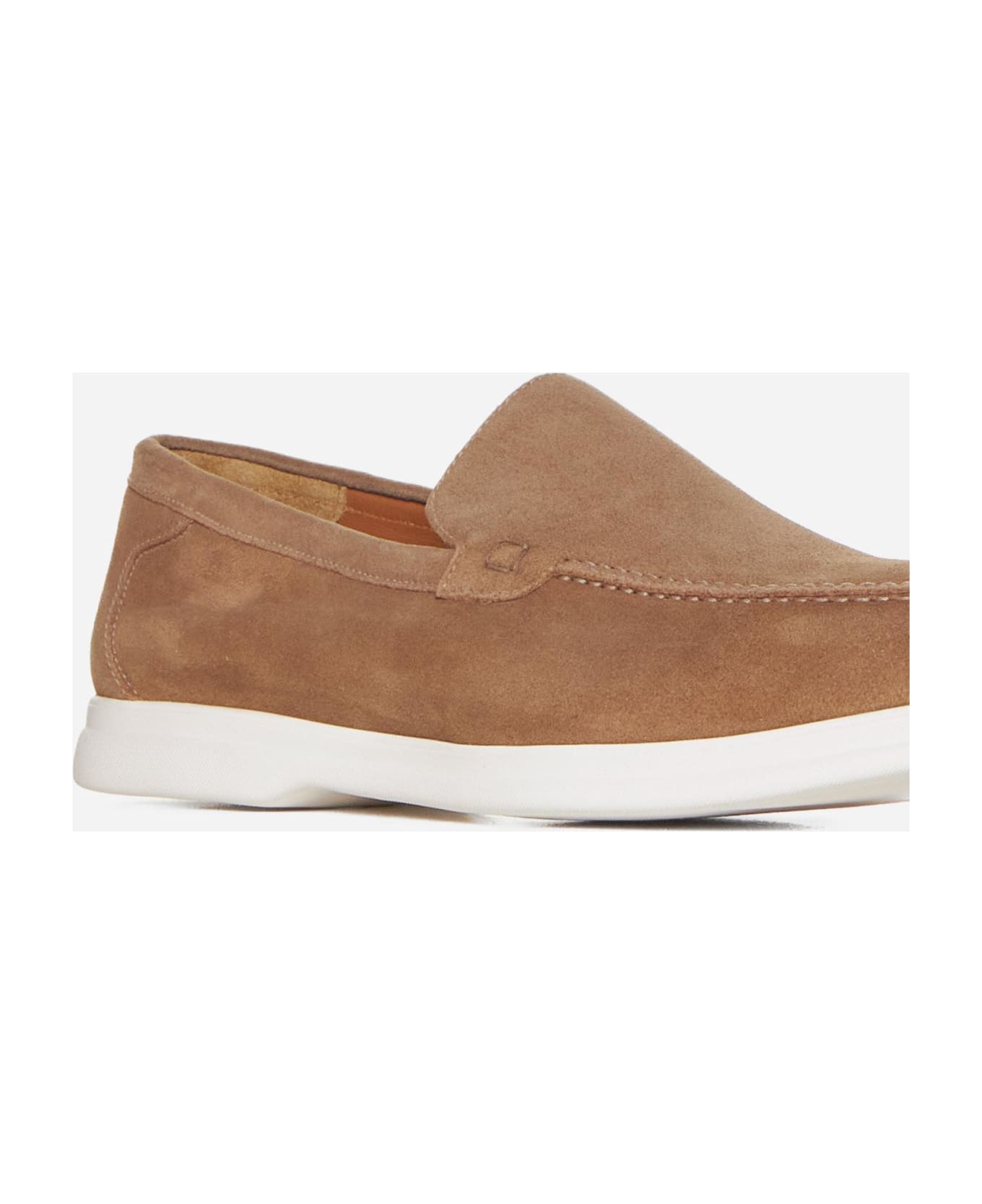 Doucal's Adler Suede Loafers - BROWN