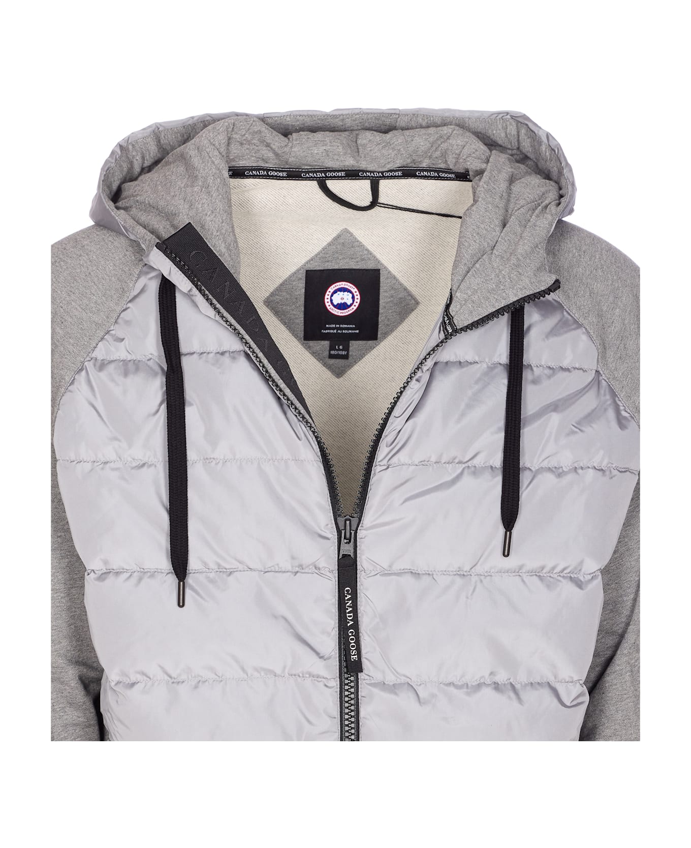 Canada Goose Hybridge Huron Zipped Hoodie - Grey