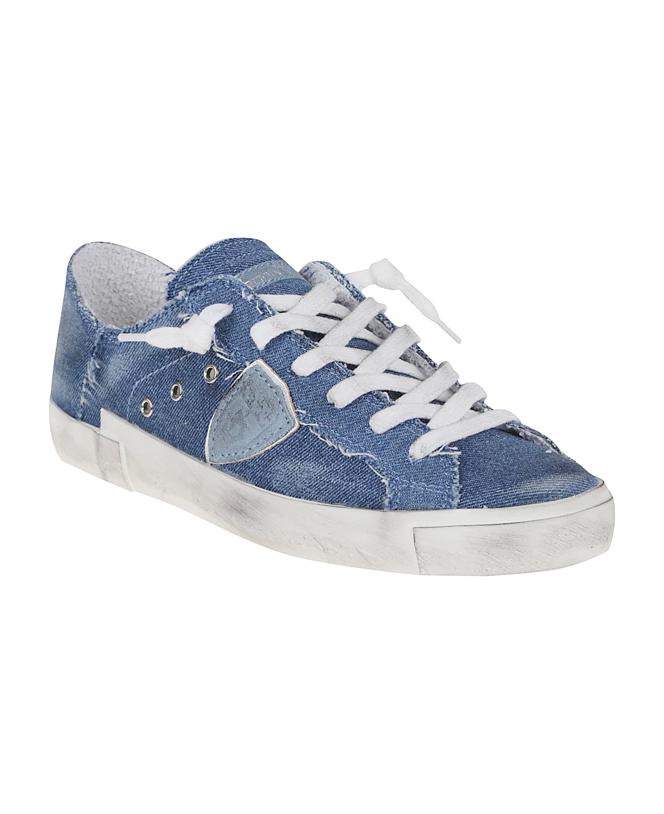 Philippe Model Prsx Low Woman - Legere Sabot Denim Denim Blue