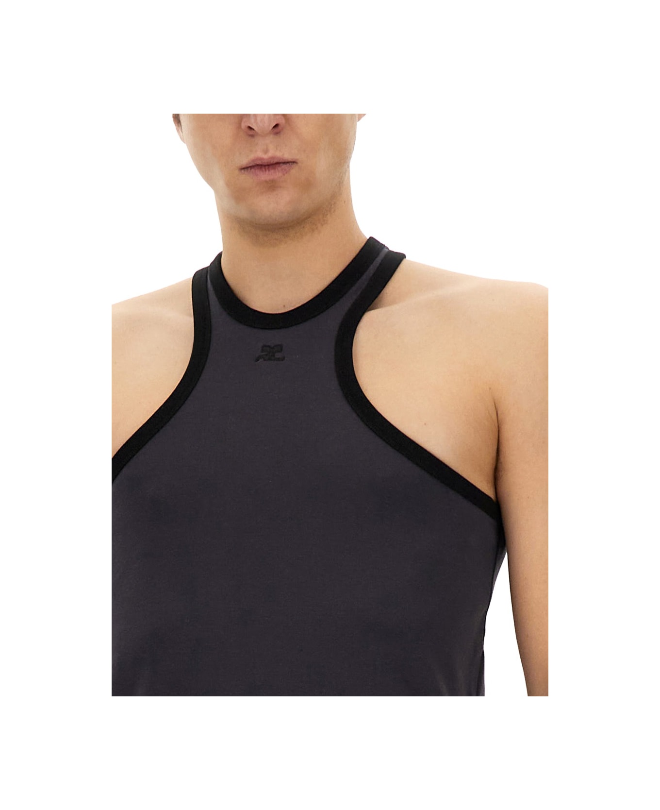 Courrèges Top "scuba" - BLACK