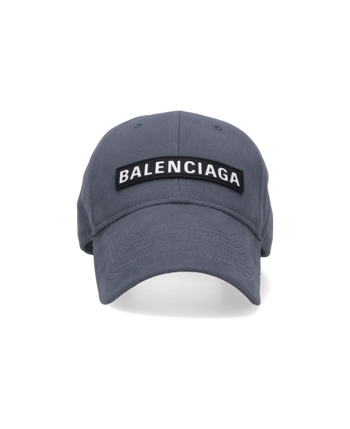 Balenciaga Logo Baseball Cap - Gray