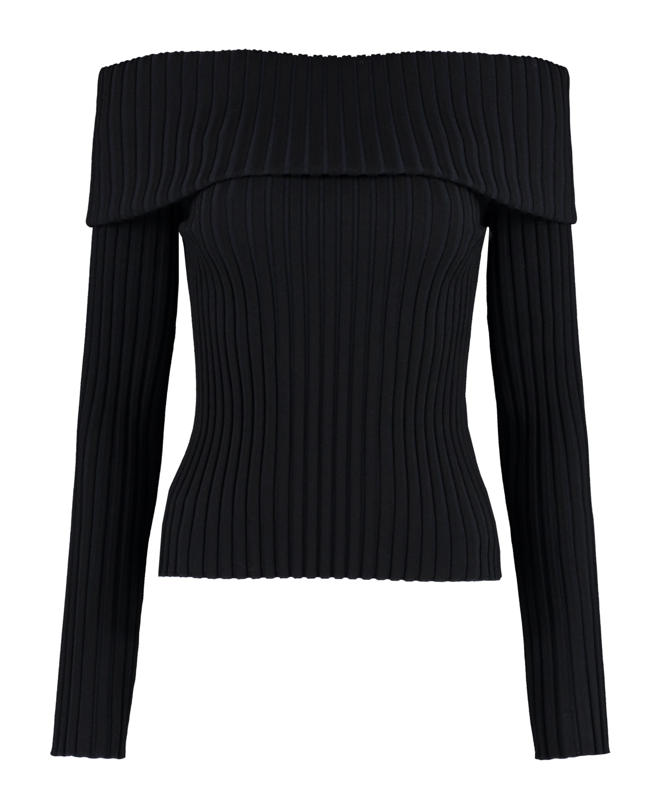 Tory Burch Off-the-shoulders Sweater - black
