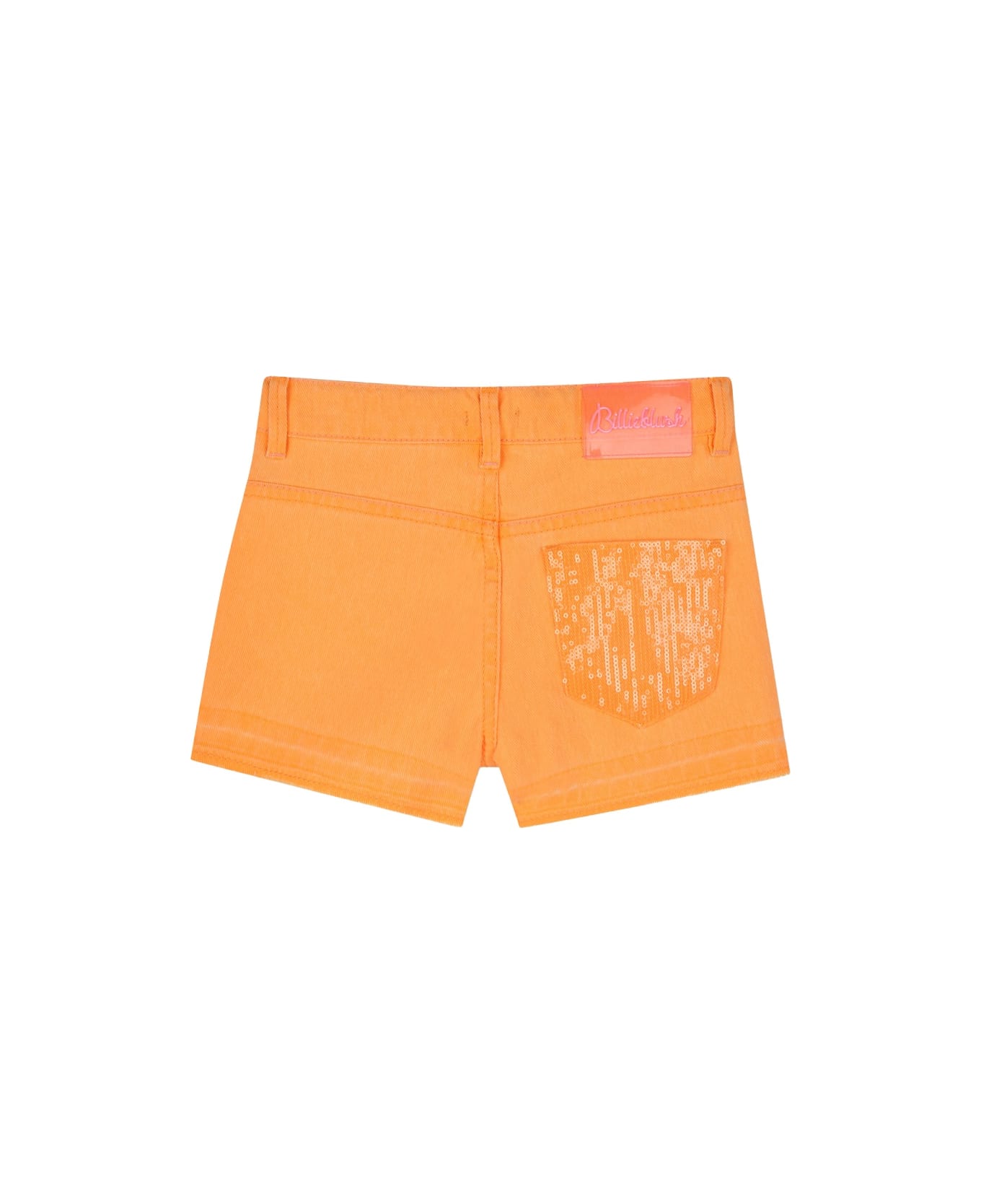 Billieblush Denim Bermuda Shorts - ORANGE