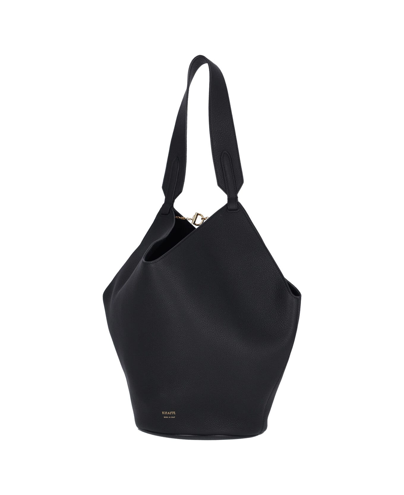 Khaite 
lotus
 Small Tote Bag - BLACK