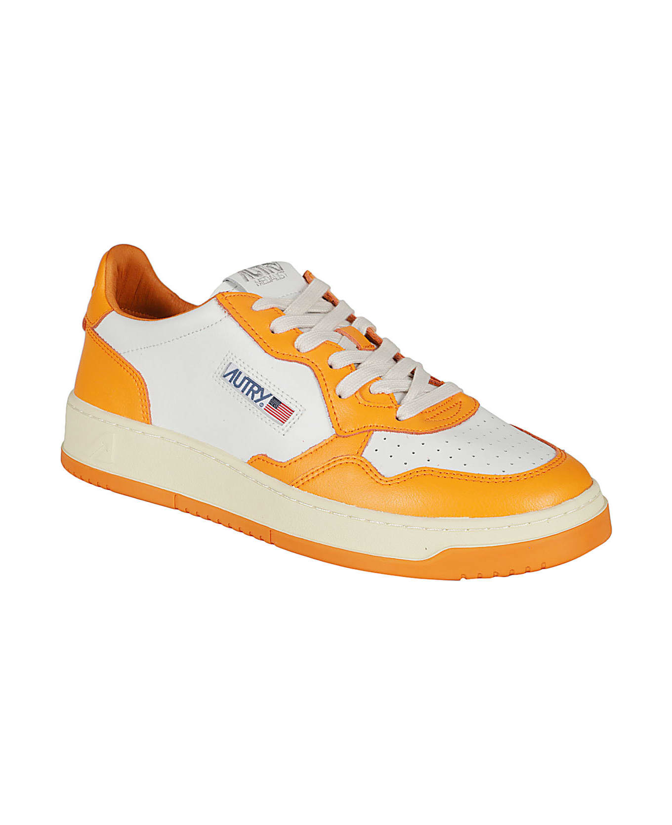 Autry Medalist Low Man - Wht Orange