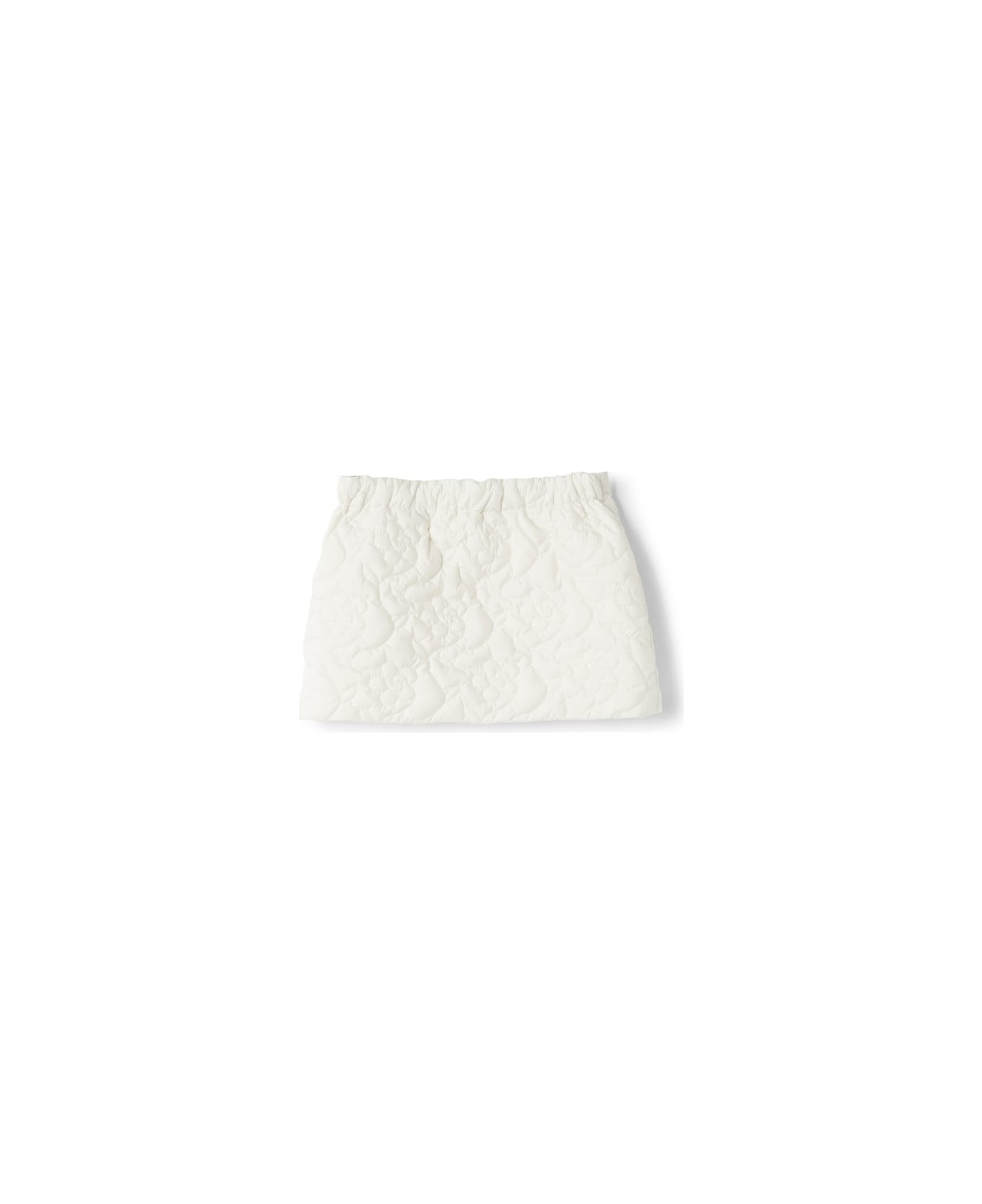 Il Gufo Quilted Skirt - WHITE