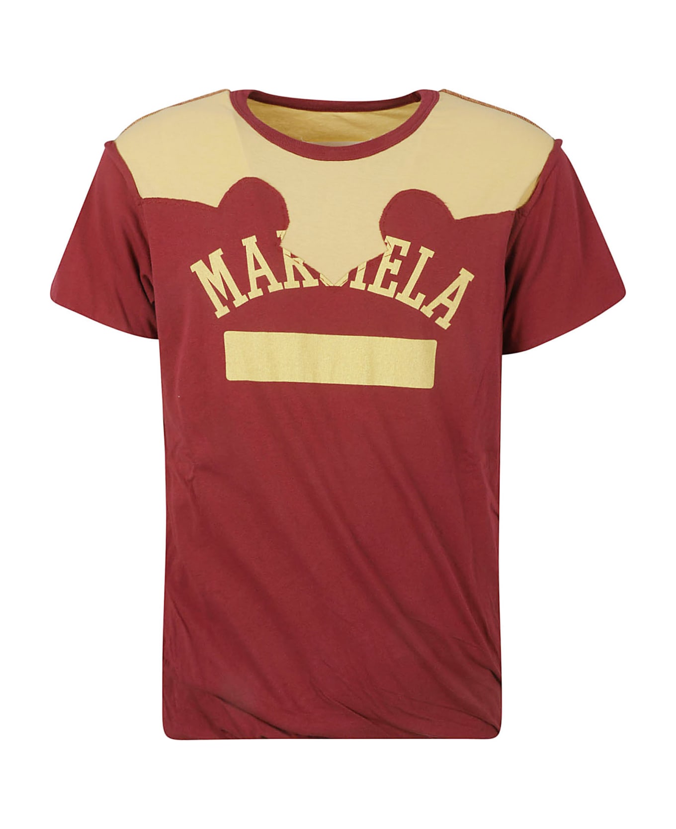 Maison Margiela Logo Print T-shirt - Red シャツ