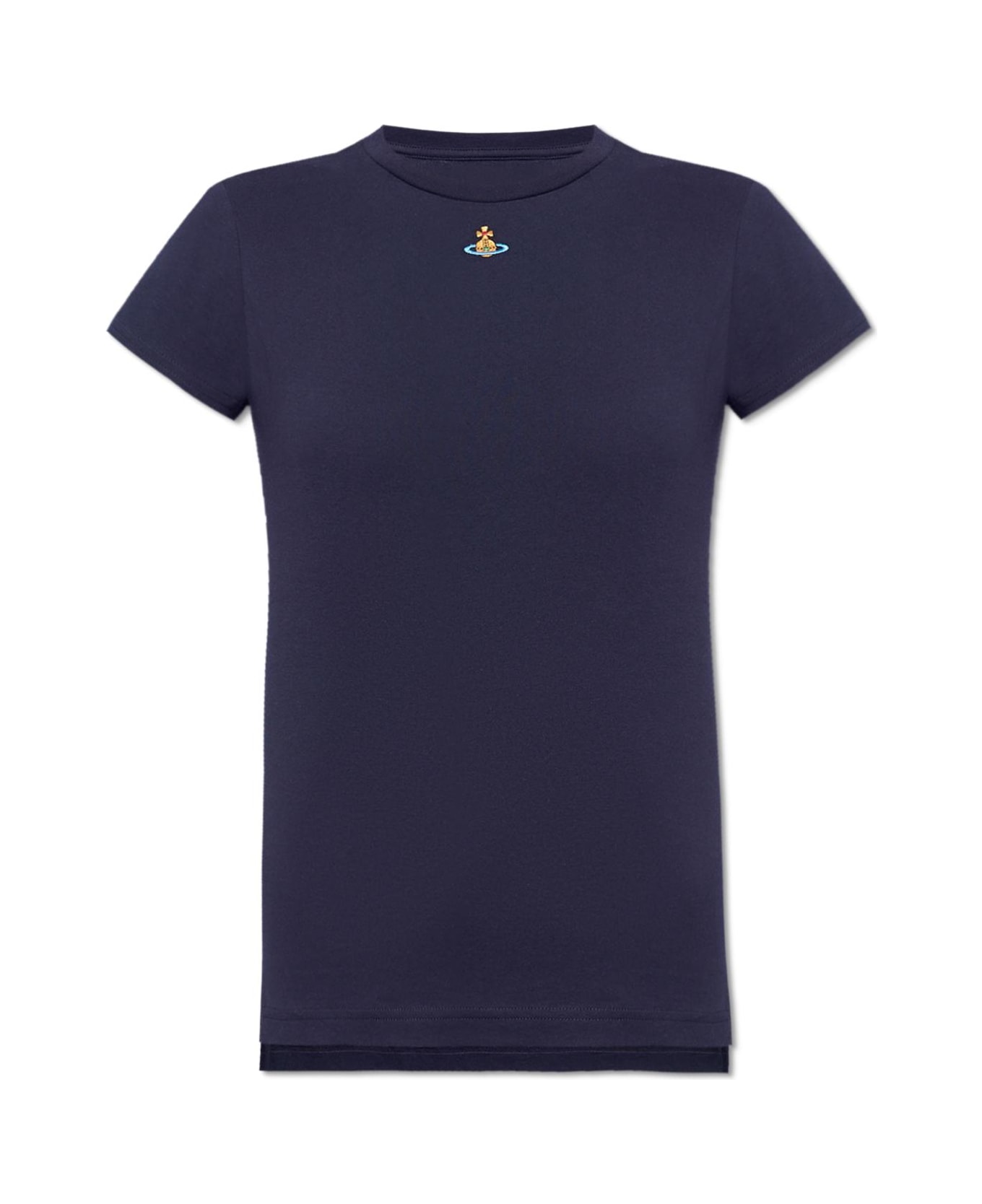 Vivienne Westwood 'peru' T-shirt With Logo - BLUE