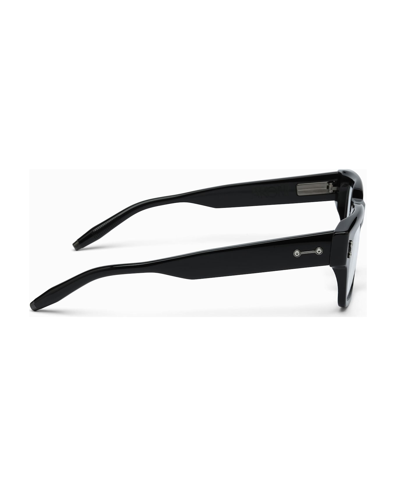 Akoni Columba - Black / Black Rhodium Rx Glasses - Black/Grey