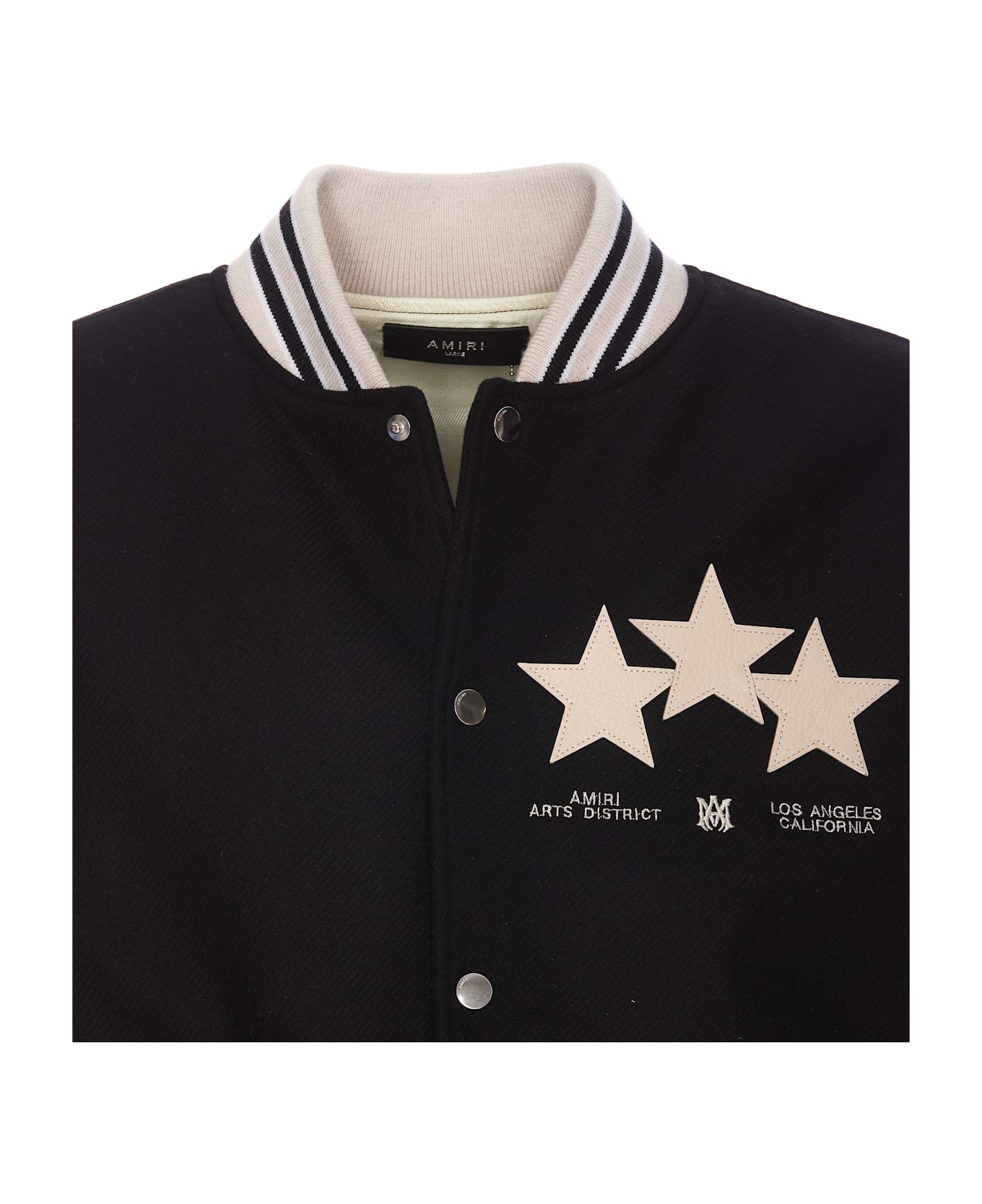 AMIRI Stars Varsity Bomber - Black