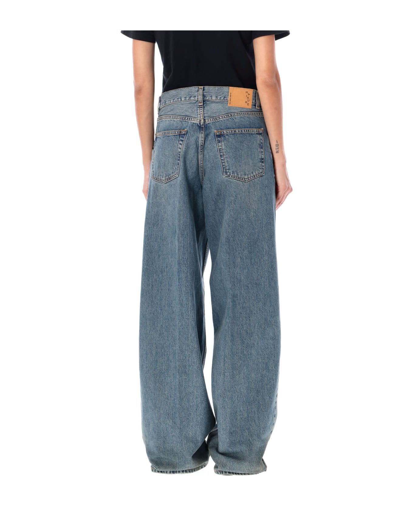 Haikure Bethany Oil Blue Jeans - OIL BLUE