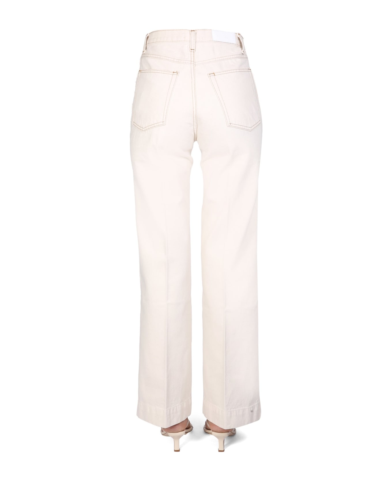 RE/DONE 70's Wide Leg Jeans - BIANCO