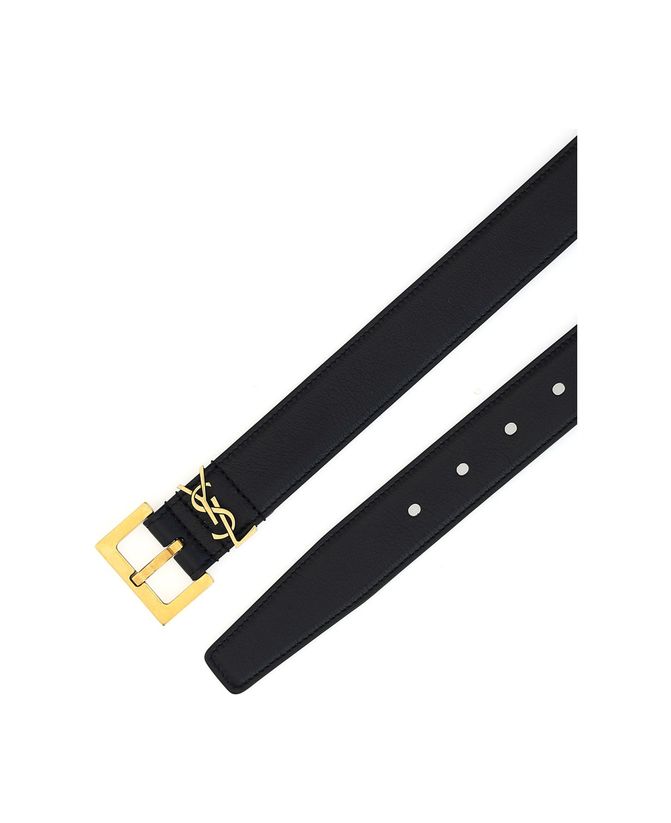 Saint Laurent Monogram Belt - Black ベルト