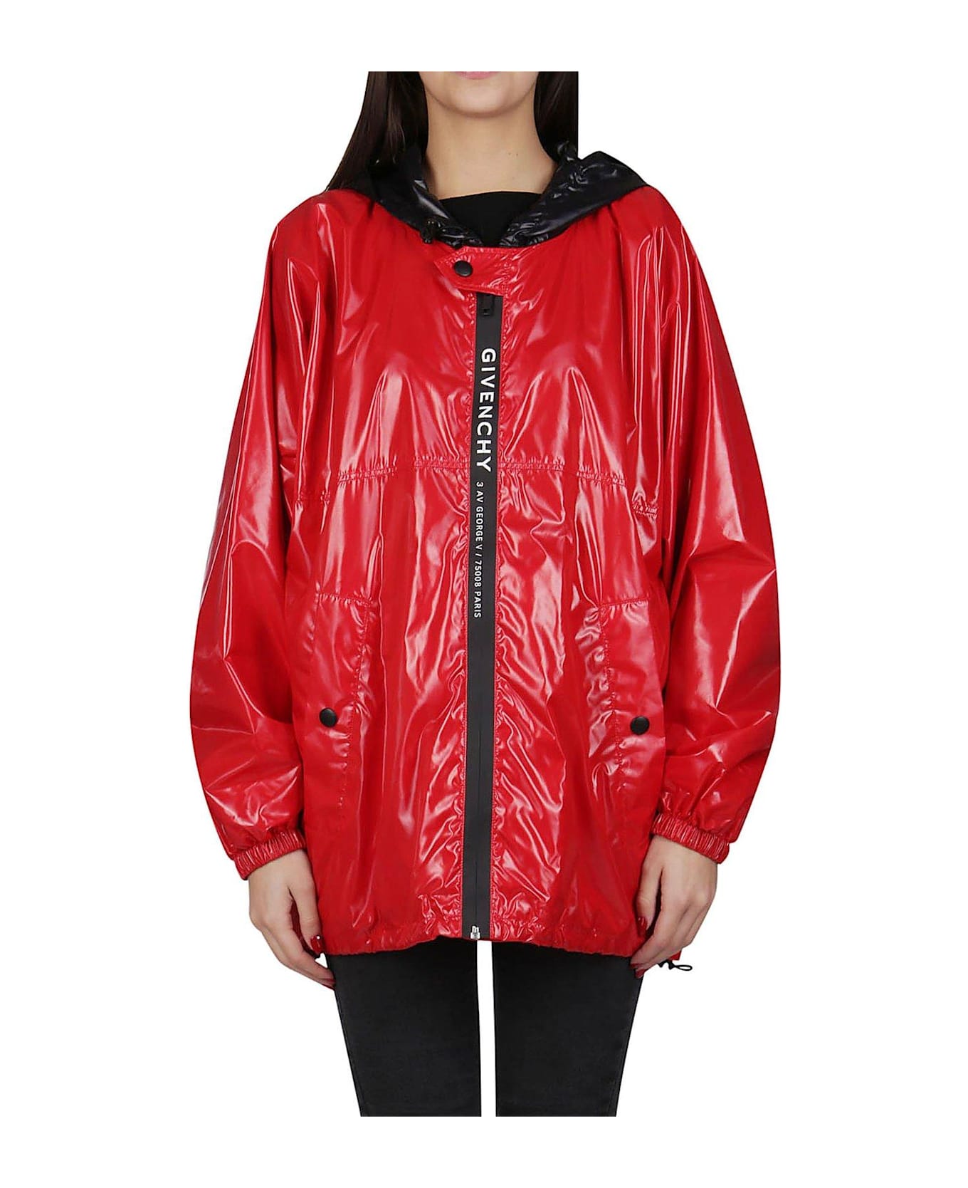 Givenchy Hooded Jacket - RED