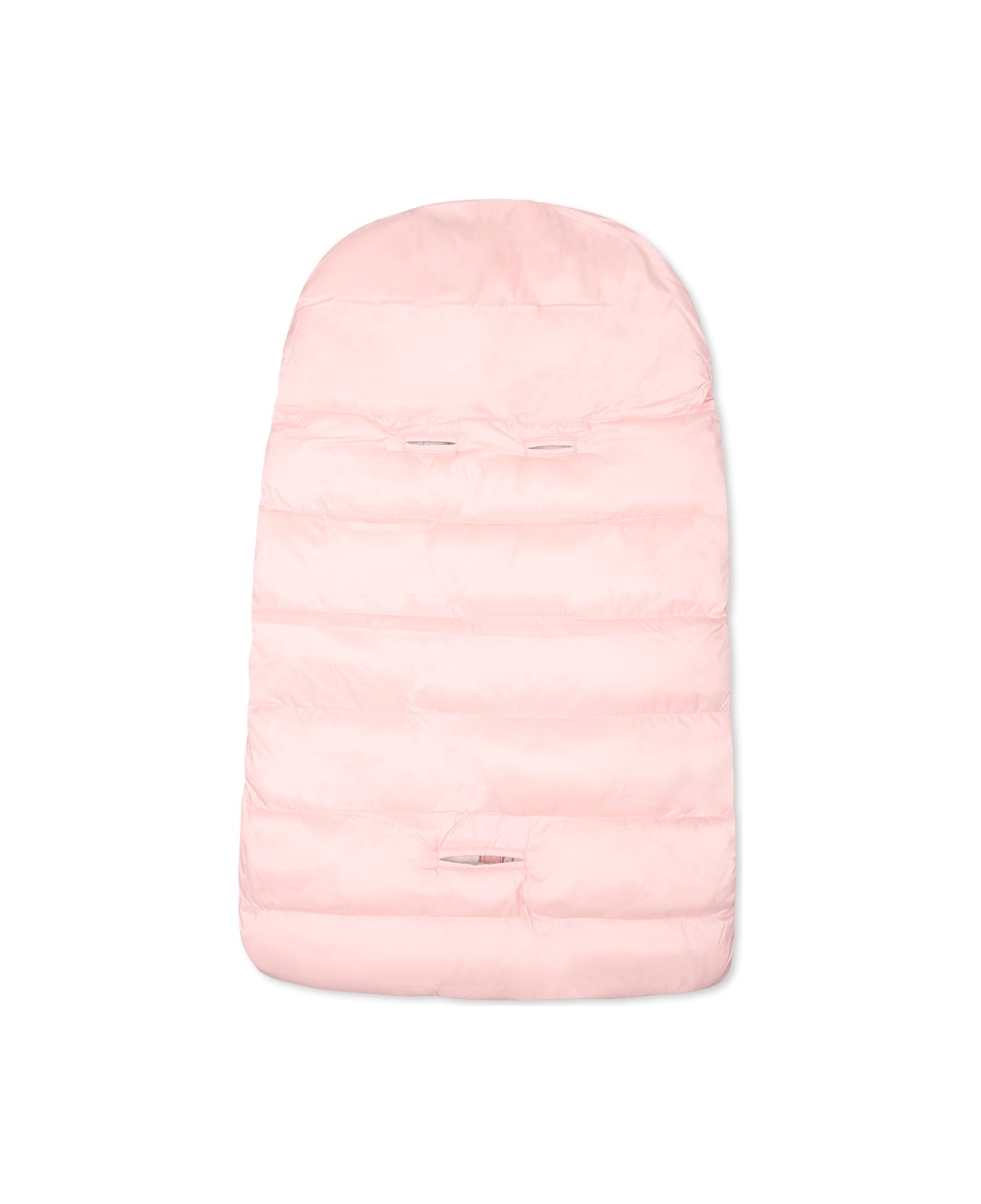 Moschino Pink Sleeping Bag For Baby Girl With Logo Patch - Pink