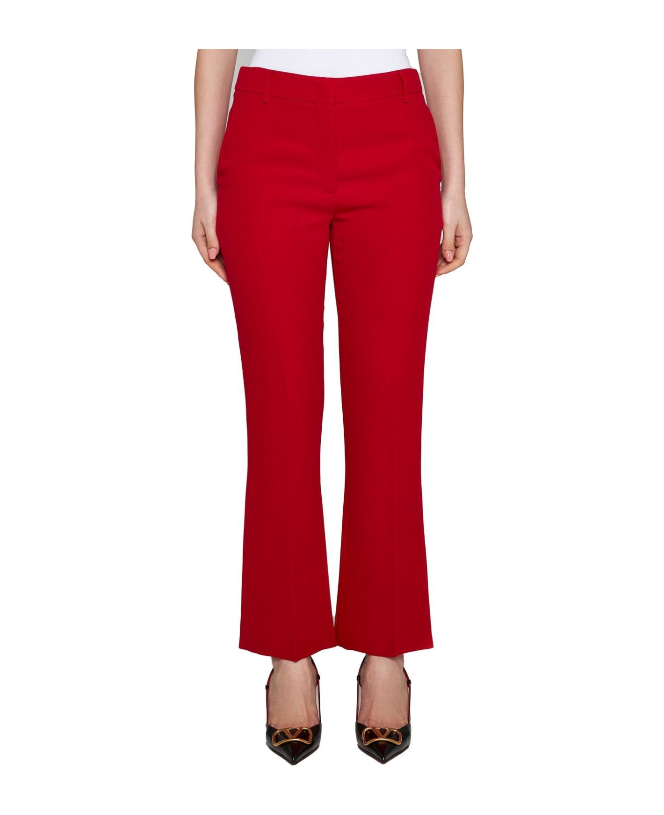 Valentino Red Cady Pant - Red